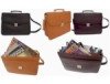 4 Step Down Leather Portfolio Bag
