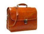 Cortona Italian Leather Laptop Briefcase