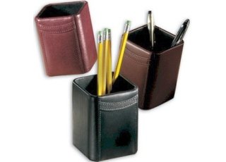 Executive Leather Pencil Cup