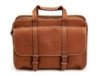 Expandable Leather Laptop Bag Overnighter