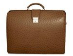 Genuine Leather Ostrich Briefcase
