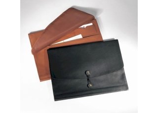 Horizontal Leather Manila Folder
