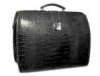 Italian Croco Classic Leather Briefbag
