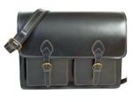 Leather Flap Over Computer Briefcase