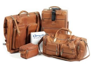 Luxury Leather luggage bags
