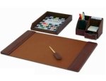 Organizer Leather Desk Sets