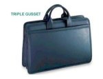  Zip Top Leather Office Bag