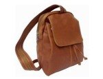Small Leather drawstring Backpack