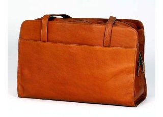 Three Section Leather Ladies Tote