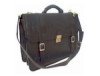 XXl Leather Flap Over Laptop Bag