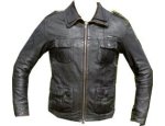 Black Leather Men’s Jacket