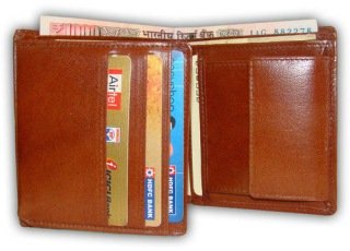 Brown Leather Gents Wallets