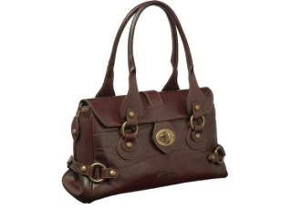 Brown Leather Ladies Handbags