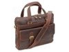 Dark Brown Leather Laptop Bag