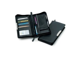 Black Zipped Travel Wallet