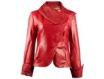 Red Leather Ladies Jackets