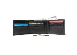 Tri-Fold Wallet with Coin Pocket