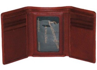 Leather Tri fold wallet